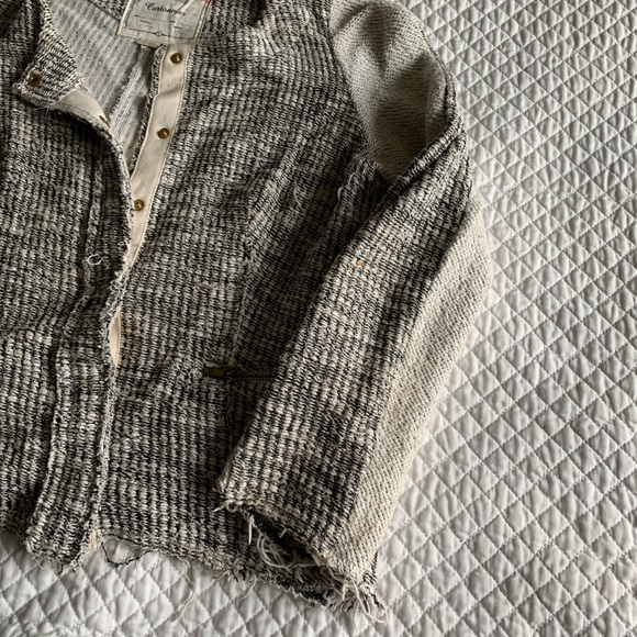 Anthropologie glimmered tweed jacket cartonnier - Picture 2 of 8